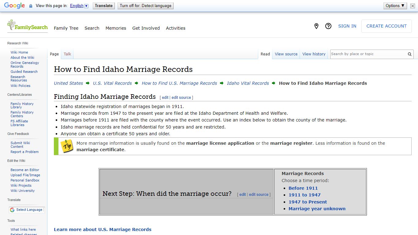 How to Find Idaho Marriage Records • FamilySearch